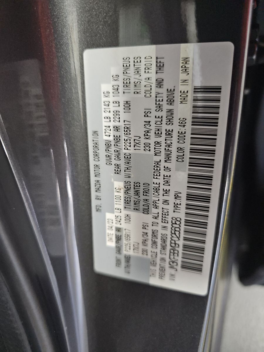 2023 MAZDA CX-5 2.5 S Select Package AWD