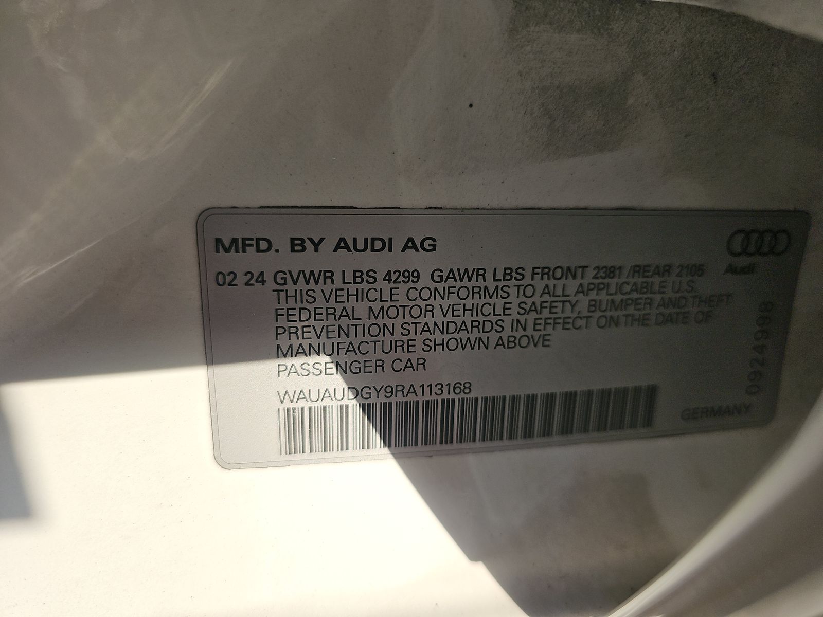 2024 Audi A3 2.0T Premium FWD