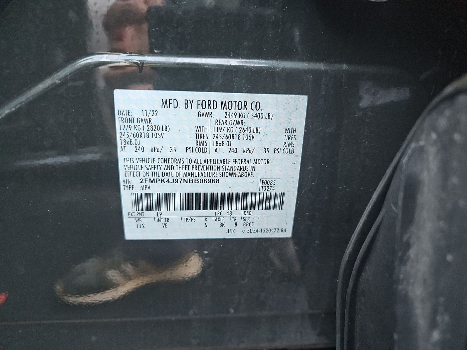 2022 Ford Edge SEL AWD