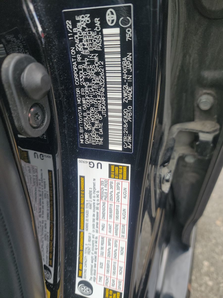 2022 Toyota Prius Prime Limited FWD