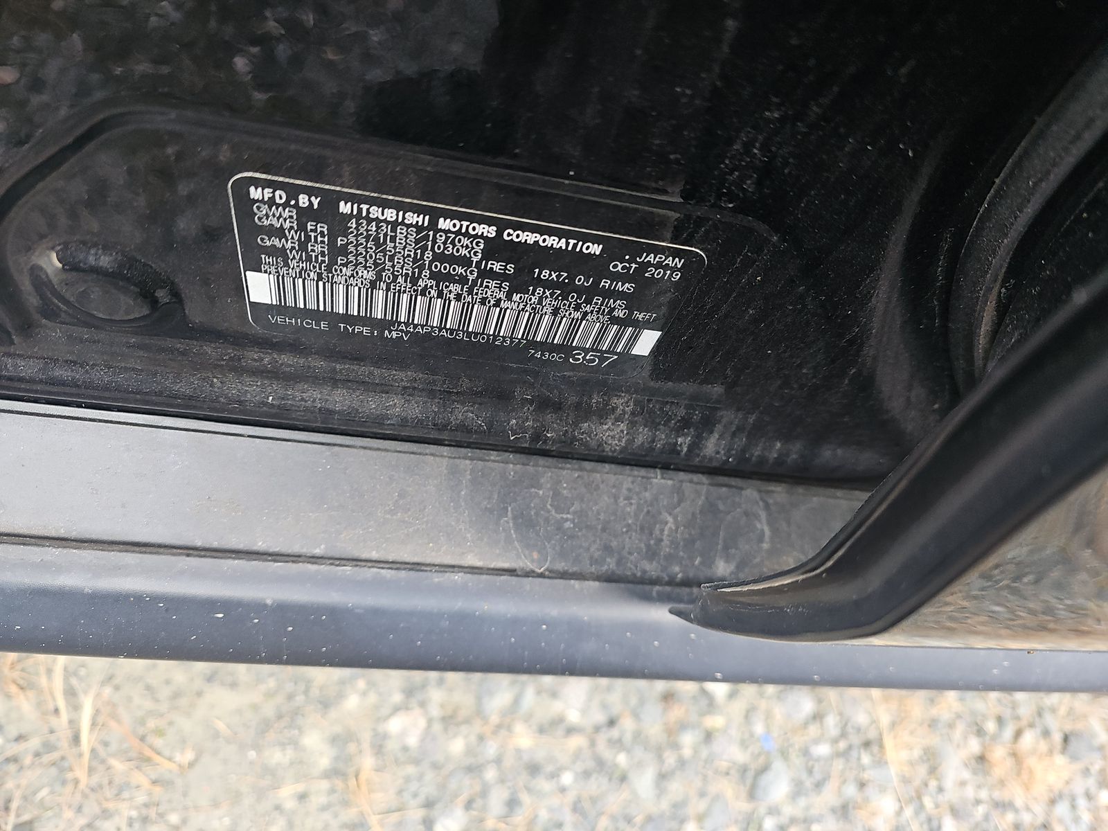 2020 Mitsubishi Outlander Sport ES FWD