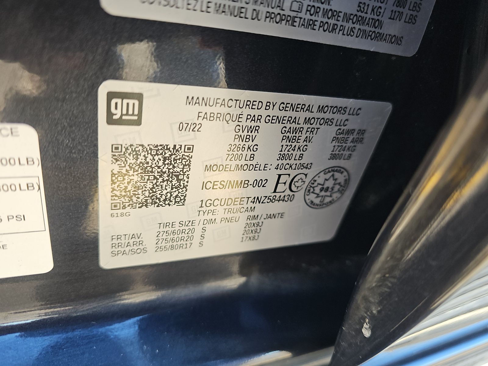 2022 Chevrolet Silverado 1500 RST AWD