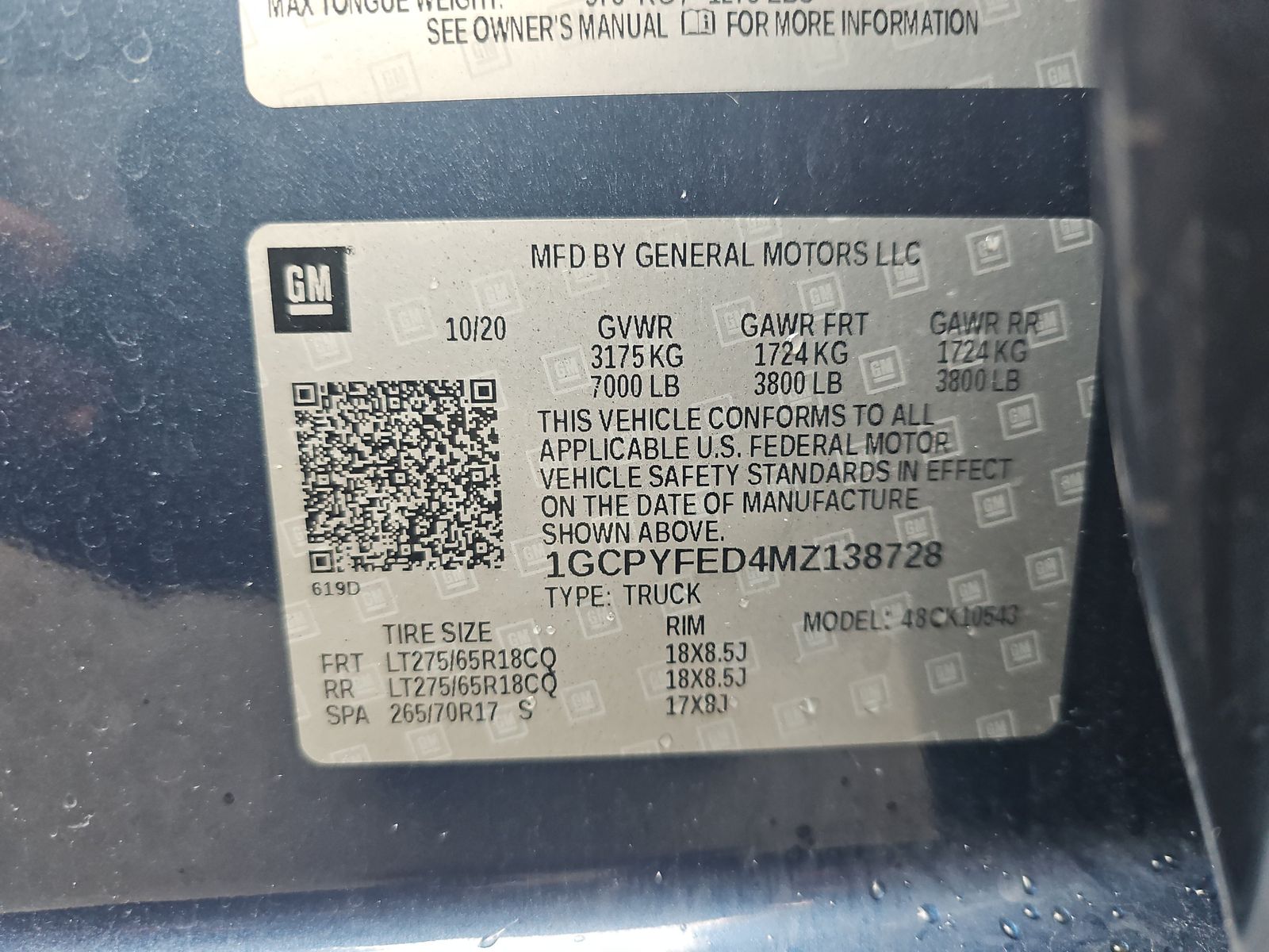 2021 Chevrolet Silverado 1500 LT Trail Boss AWD