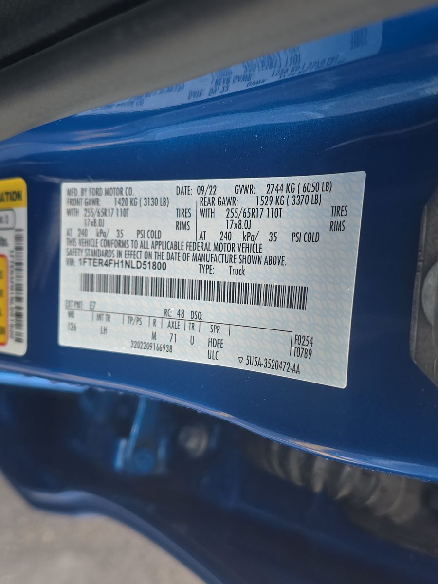 2022 Ford Ranger XLT AWD