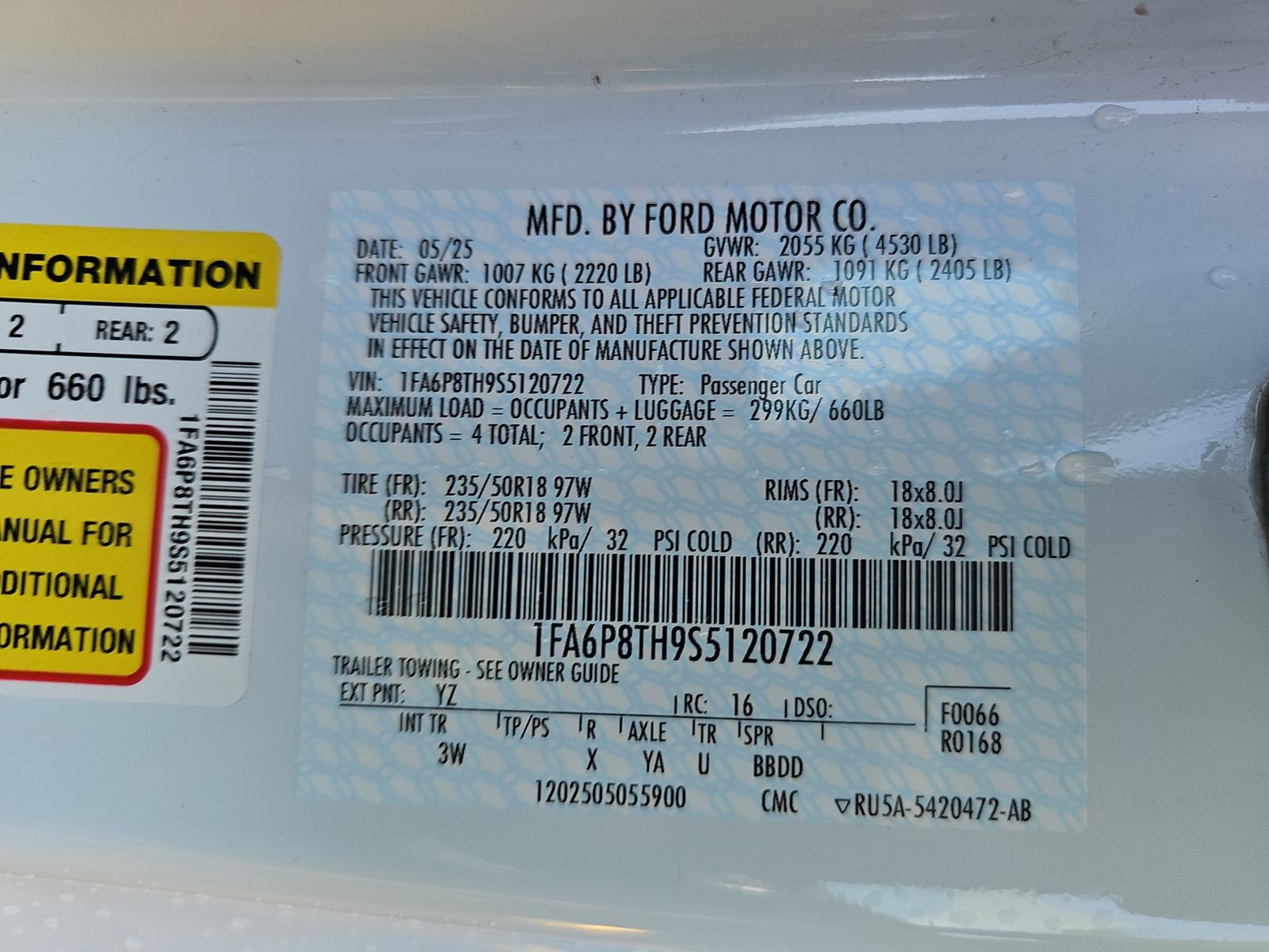 2025 Ford Mustang EcoBoost Premium RWD