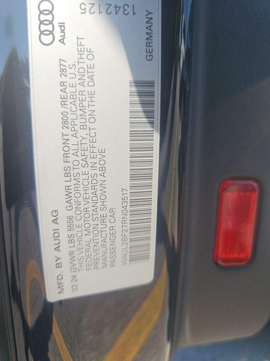 2024 Audi A6 Premium Plus AWD