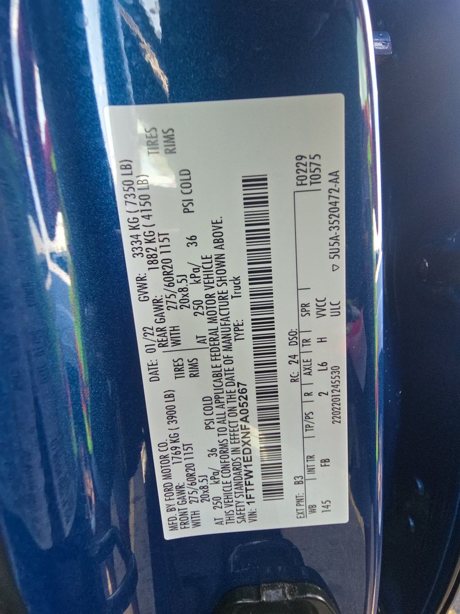 2022 Ford F-150 Hybrid XLT AWD