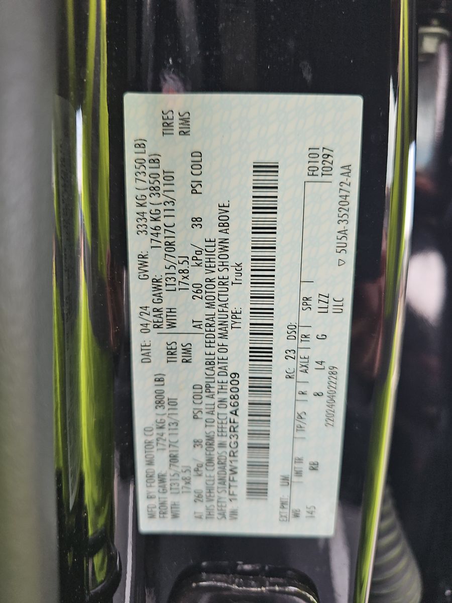 2024 Ford F-150 Raptor AWD