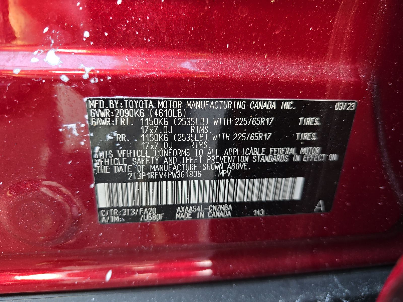 2023 Toyota RAV4 XLE AWD