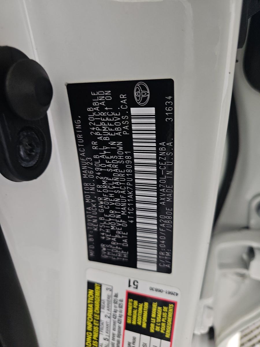 2023 Toyota Camry LE FWD