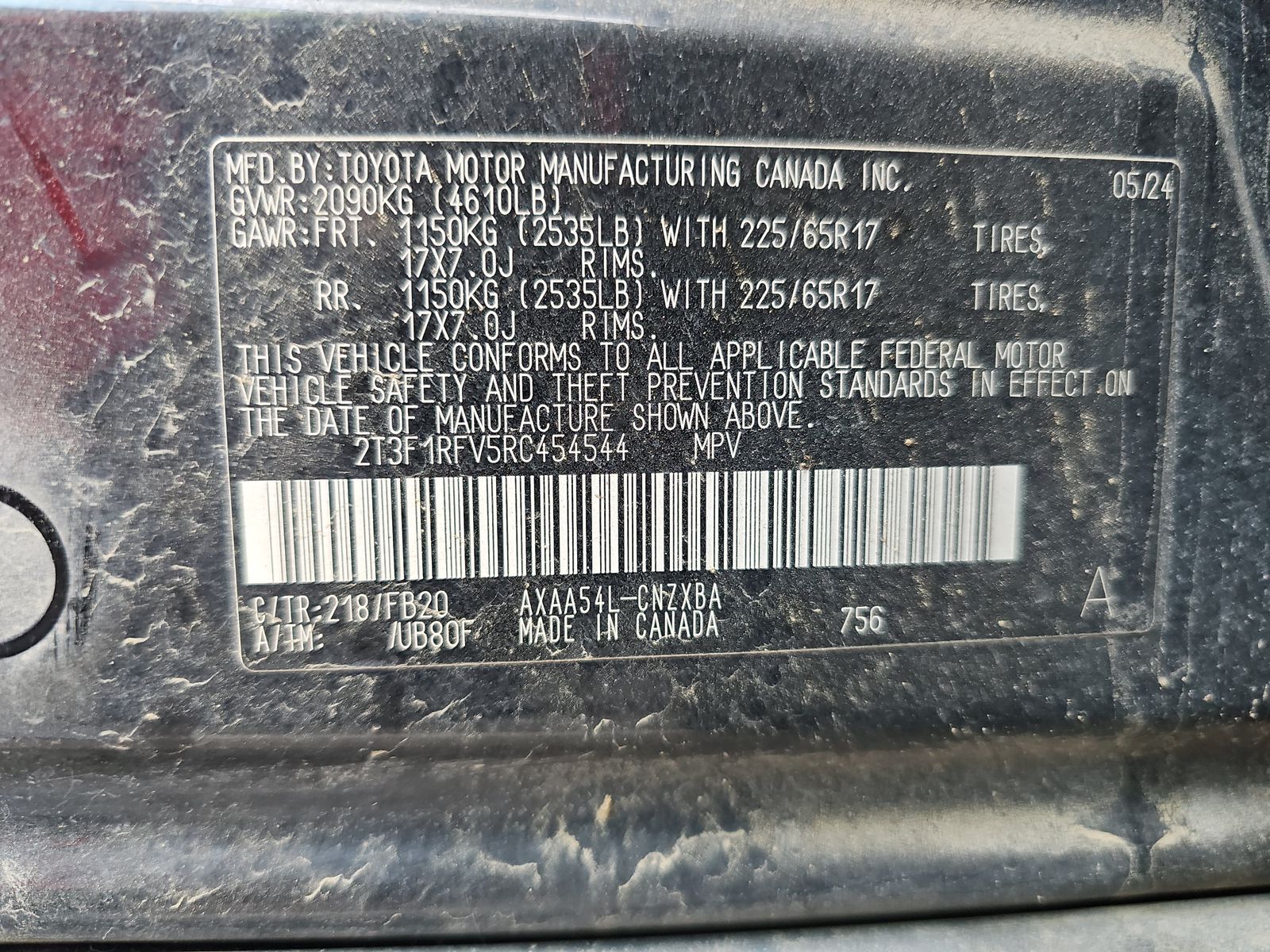 2024 Toyota RAV4 LE AWD