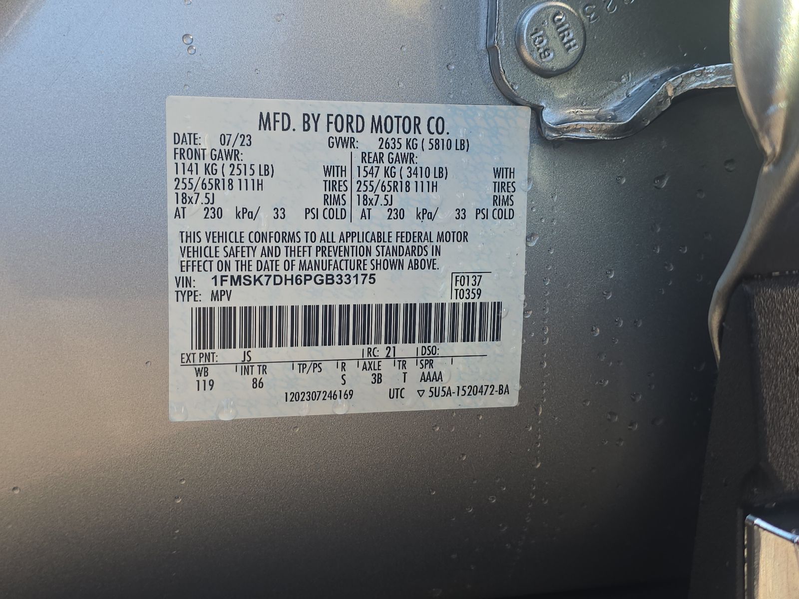 2023 Ford Explorer XLT RWD