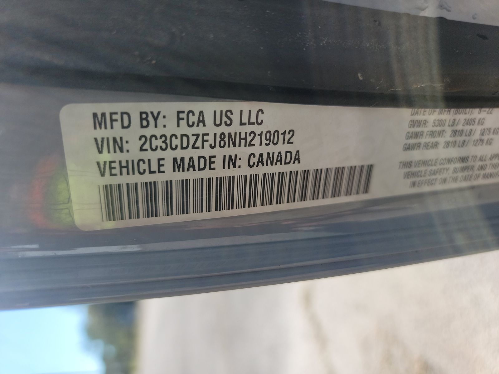 2022 Dodge Challenger R/T Scat Pack RWD