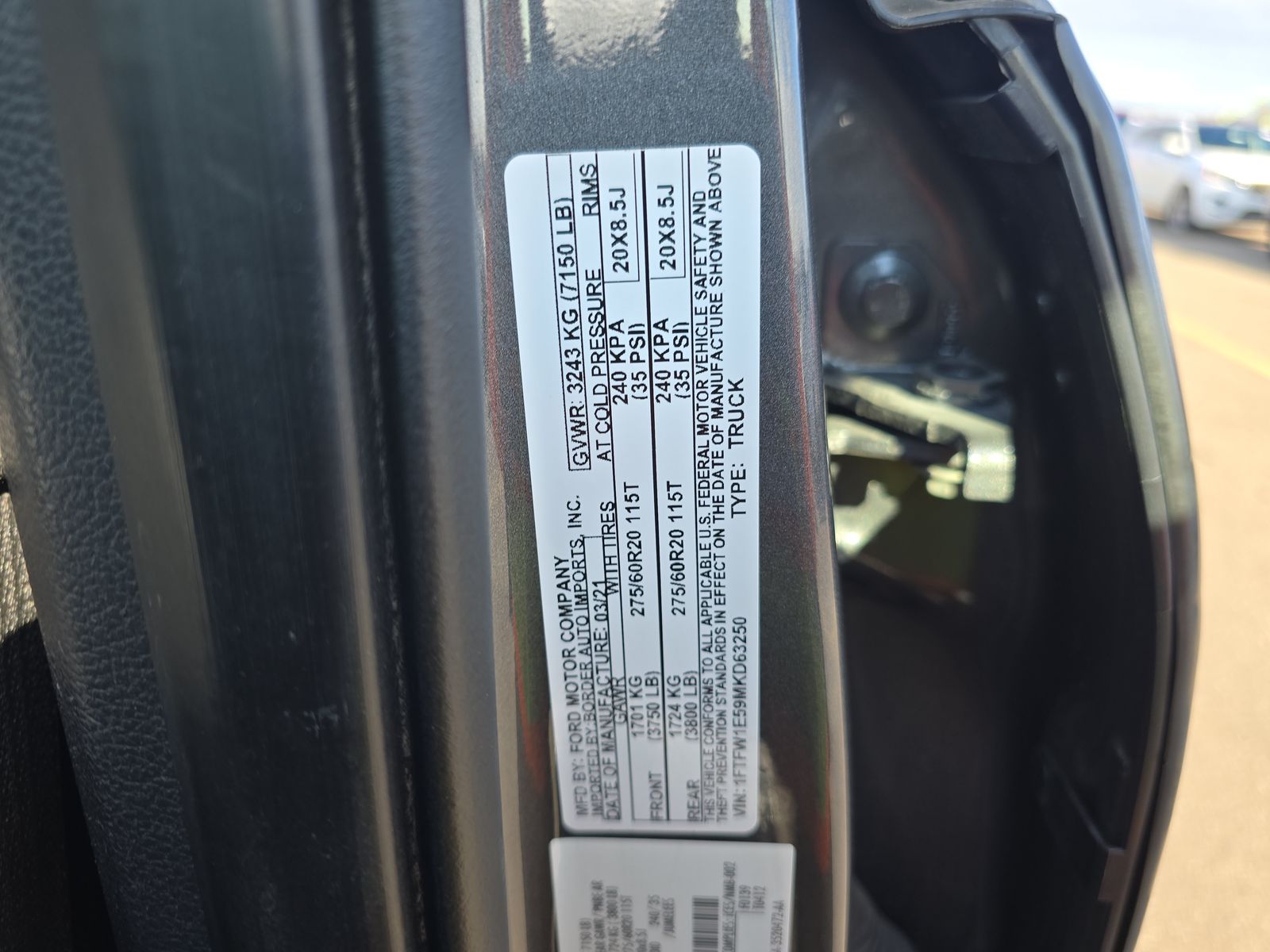 2021 Ford F-150 Lariat AWD