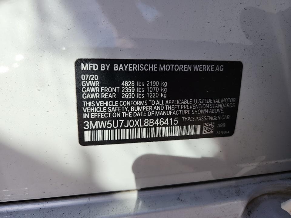 2020 BMW 3 Series M340i RWD