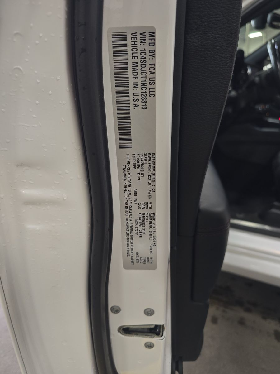 2022 Dodge Durango R/T AWD