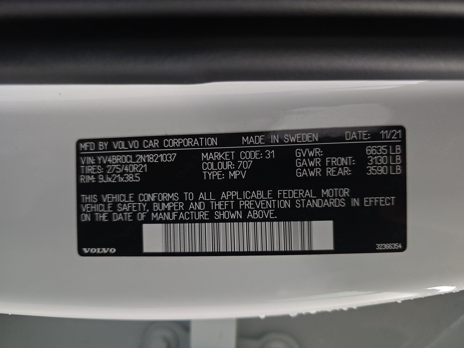 2022 Volvo XC90 Recharge T8 Inscription AWD