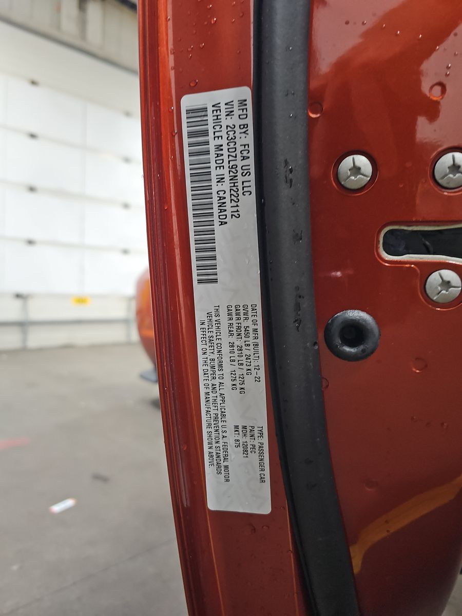 2022 Dodge Challenger SRT Hellcat Redeye RWD