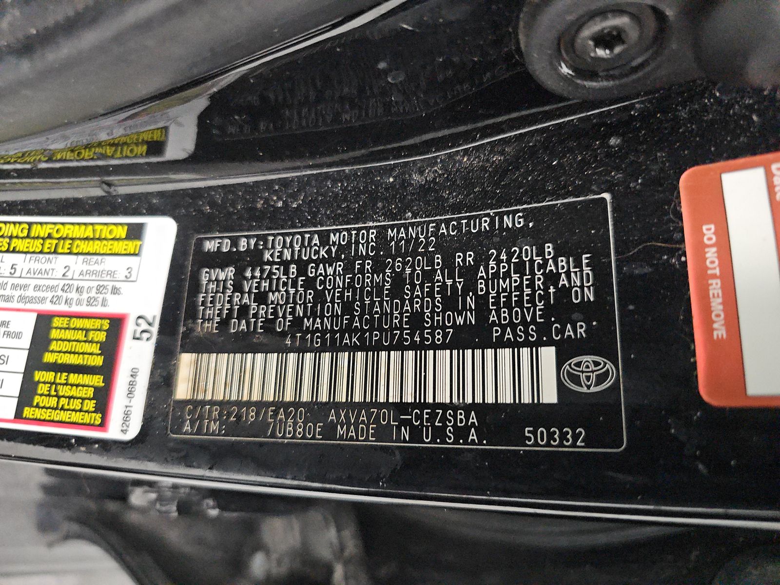 2023 Toyota Camry SE FWD