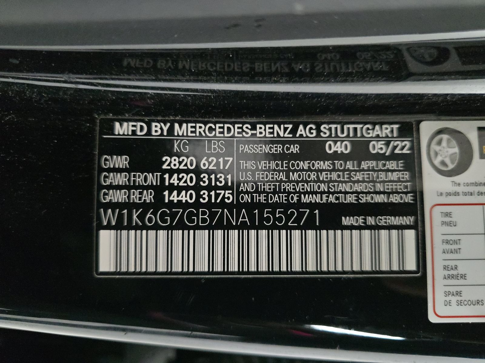 2022 Mercedes-Benz S-Class S 580 AWD