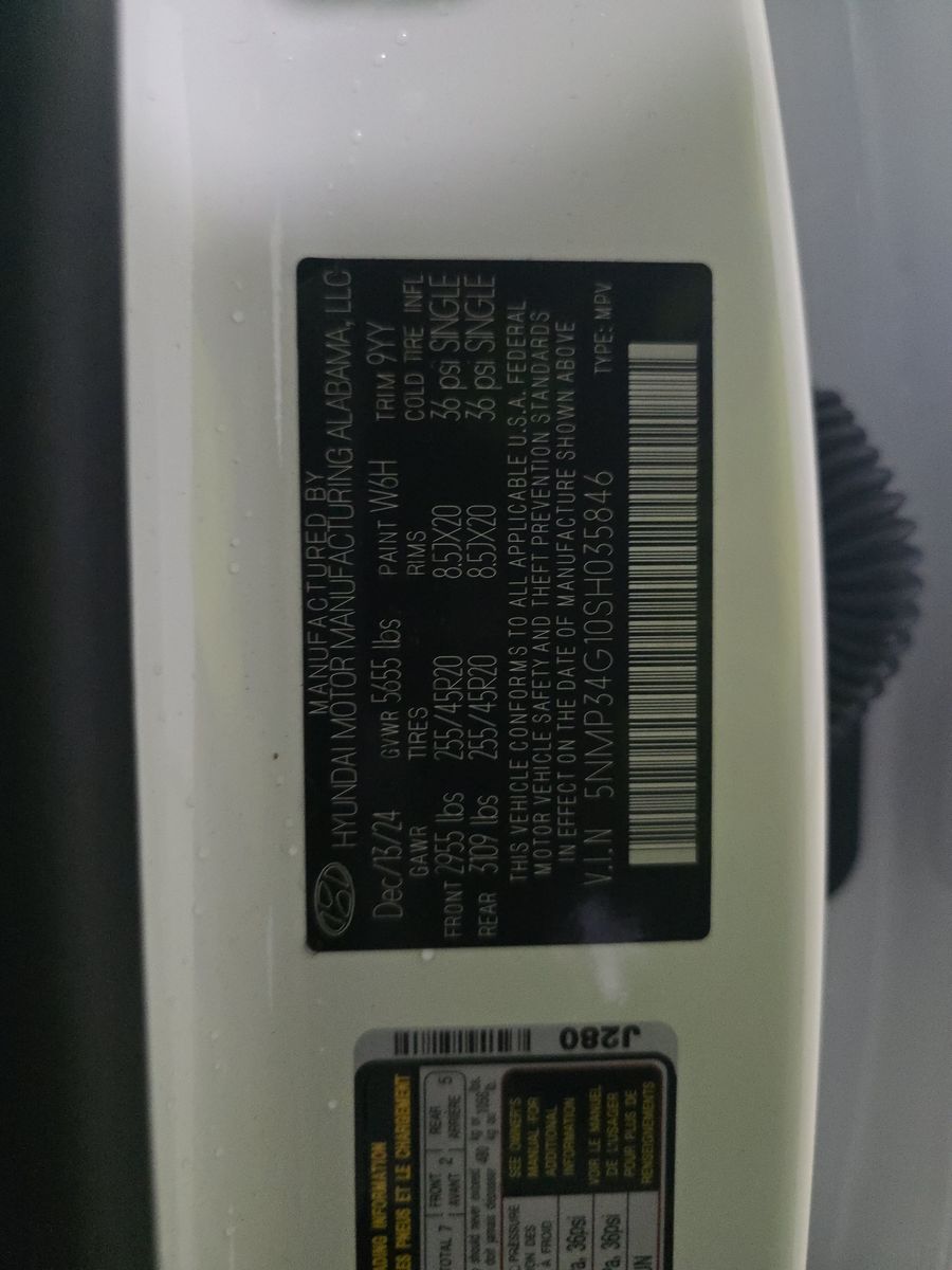 2025 Hyundai Santa Fe Hybrid Limited FWD