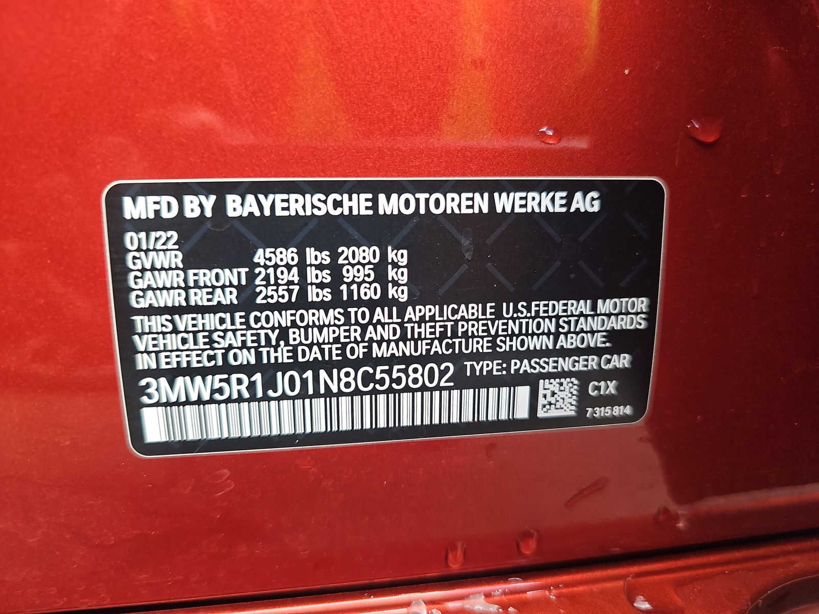 2022 BMW 3 Series 330i RWD