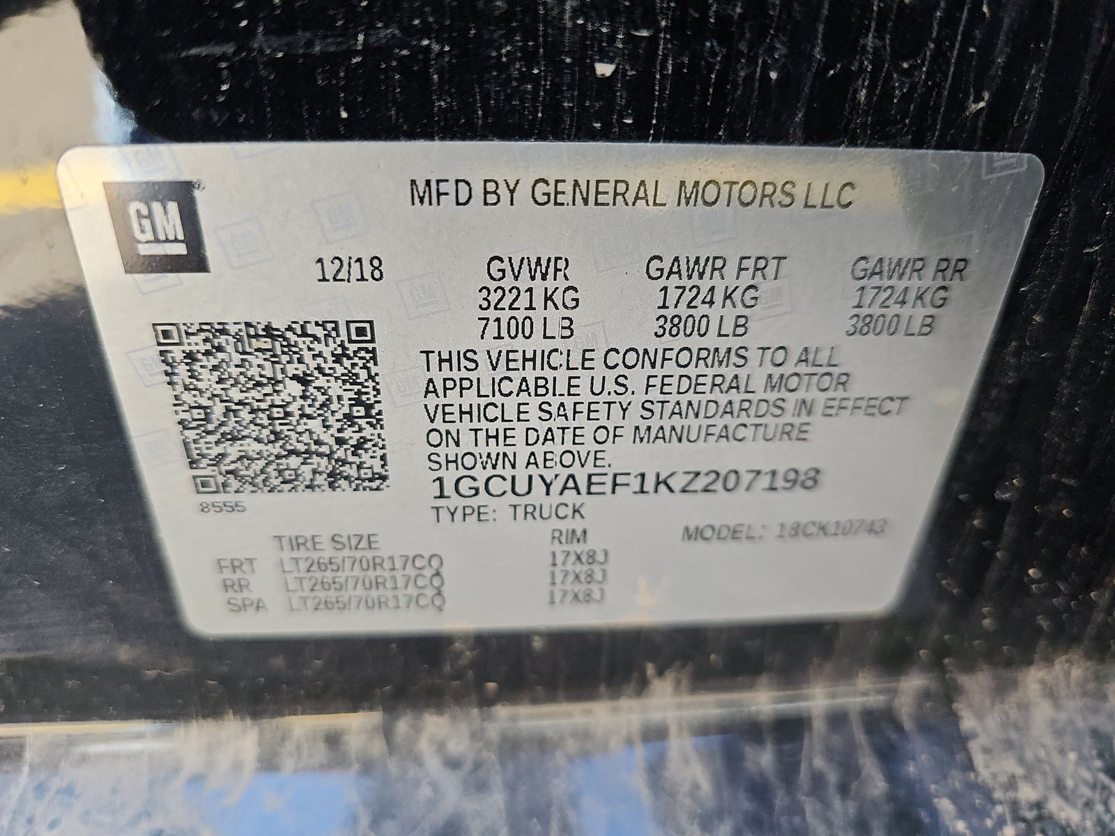 2019 Chevrolet Silverado 1500 Work Truck AWD