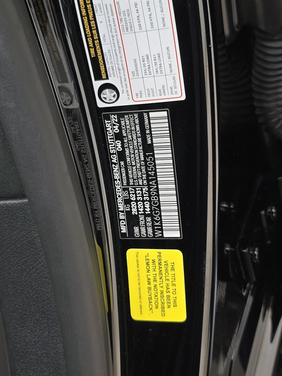 2022 Mercedes-Benz S-Class S 580 AWD