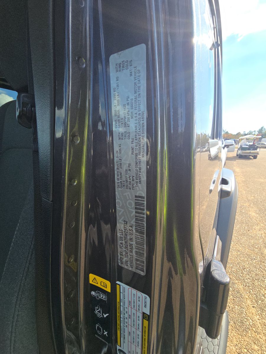 2024 Jeep Wrangler Sport S AWD