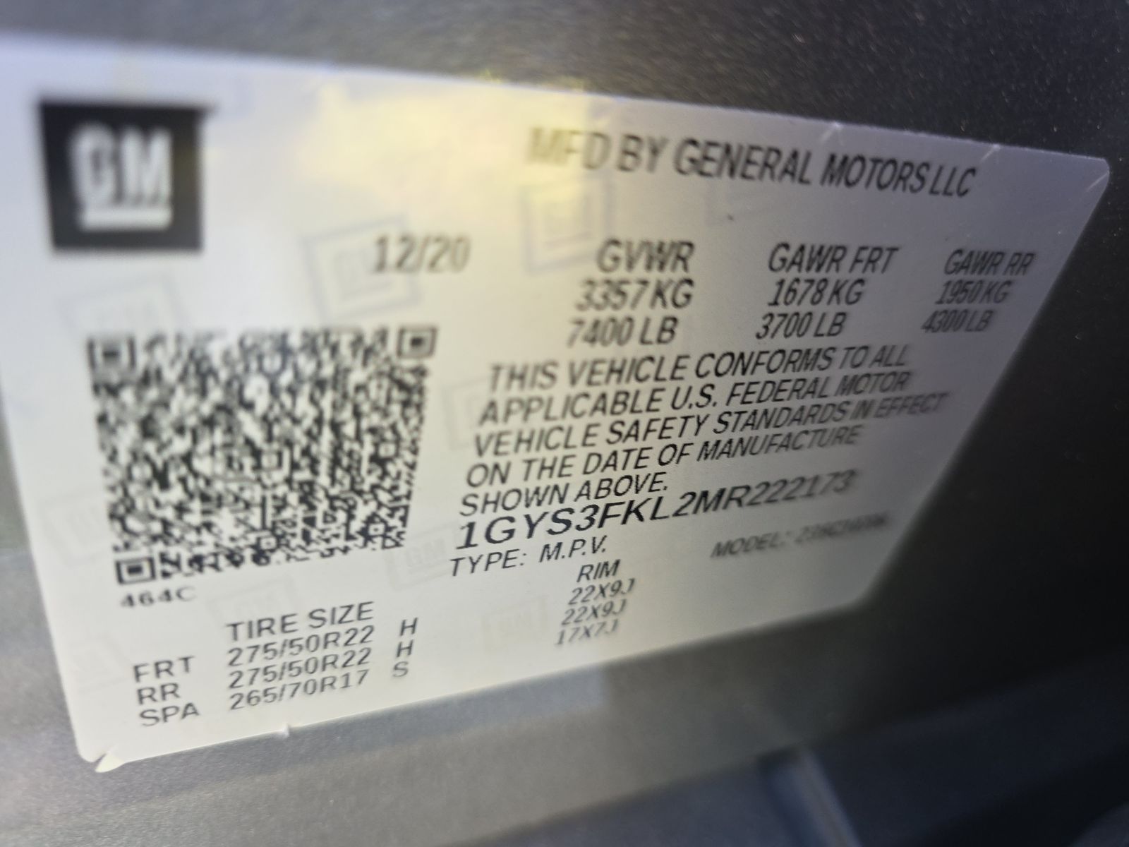 2021 Cadillac Escalade Sport RWD