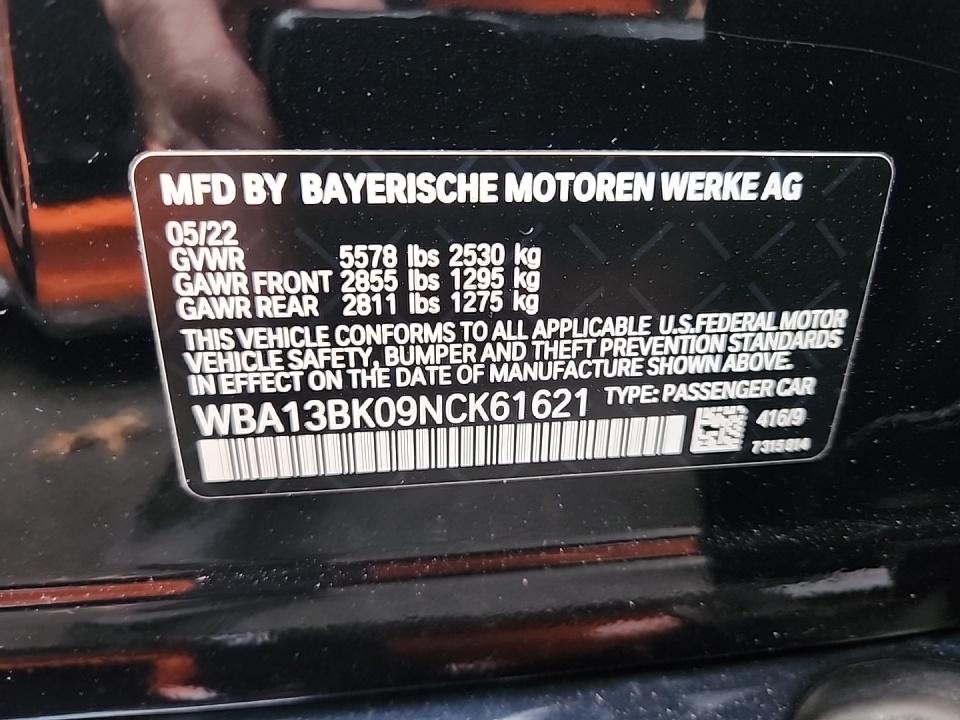 2022 BMW 5 Series M550i xDrive AWD