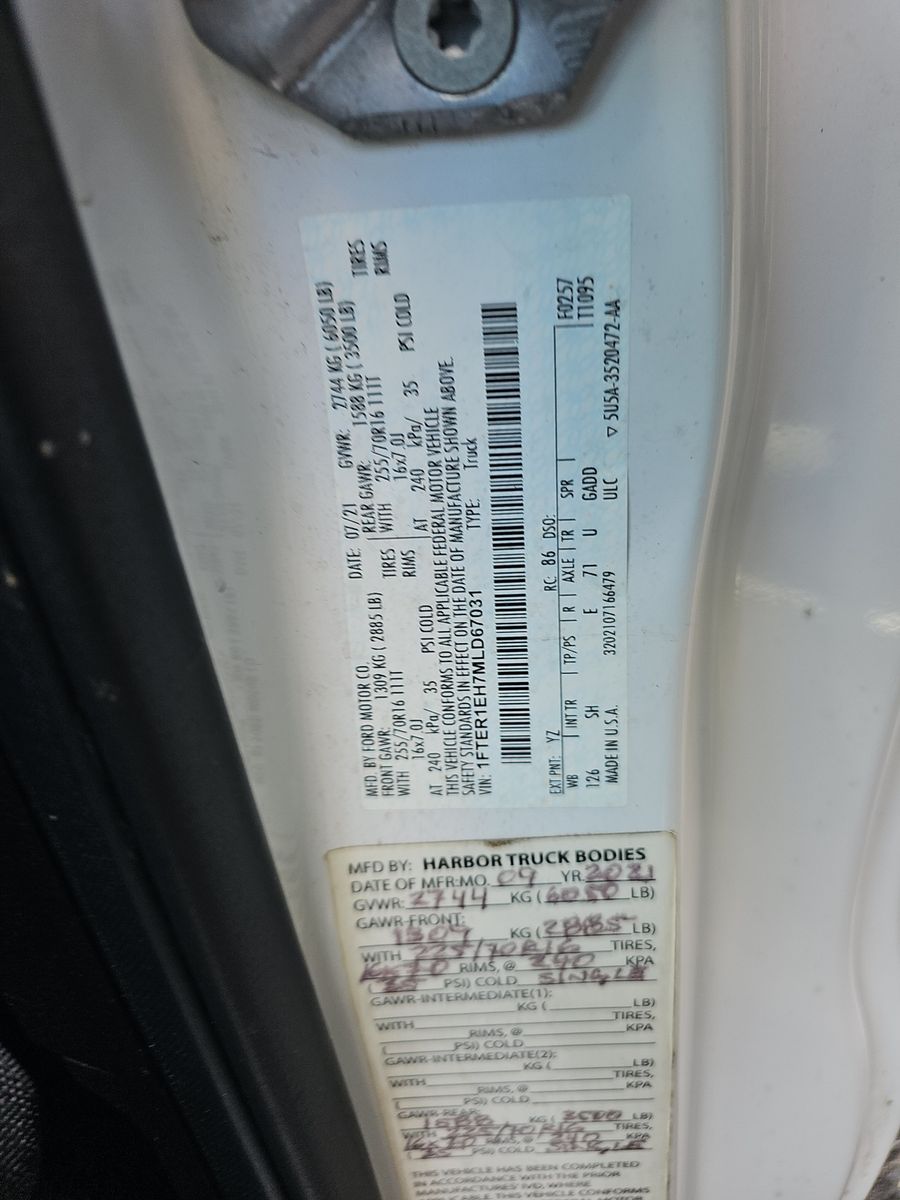 2021 Ford Ranger XL RWD