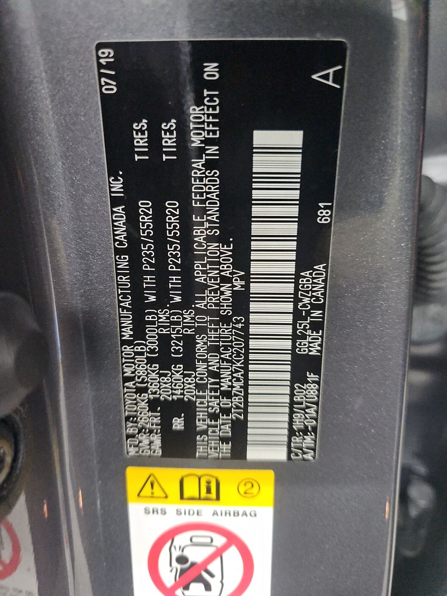 2019 Lexus RX RX 350 AWD