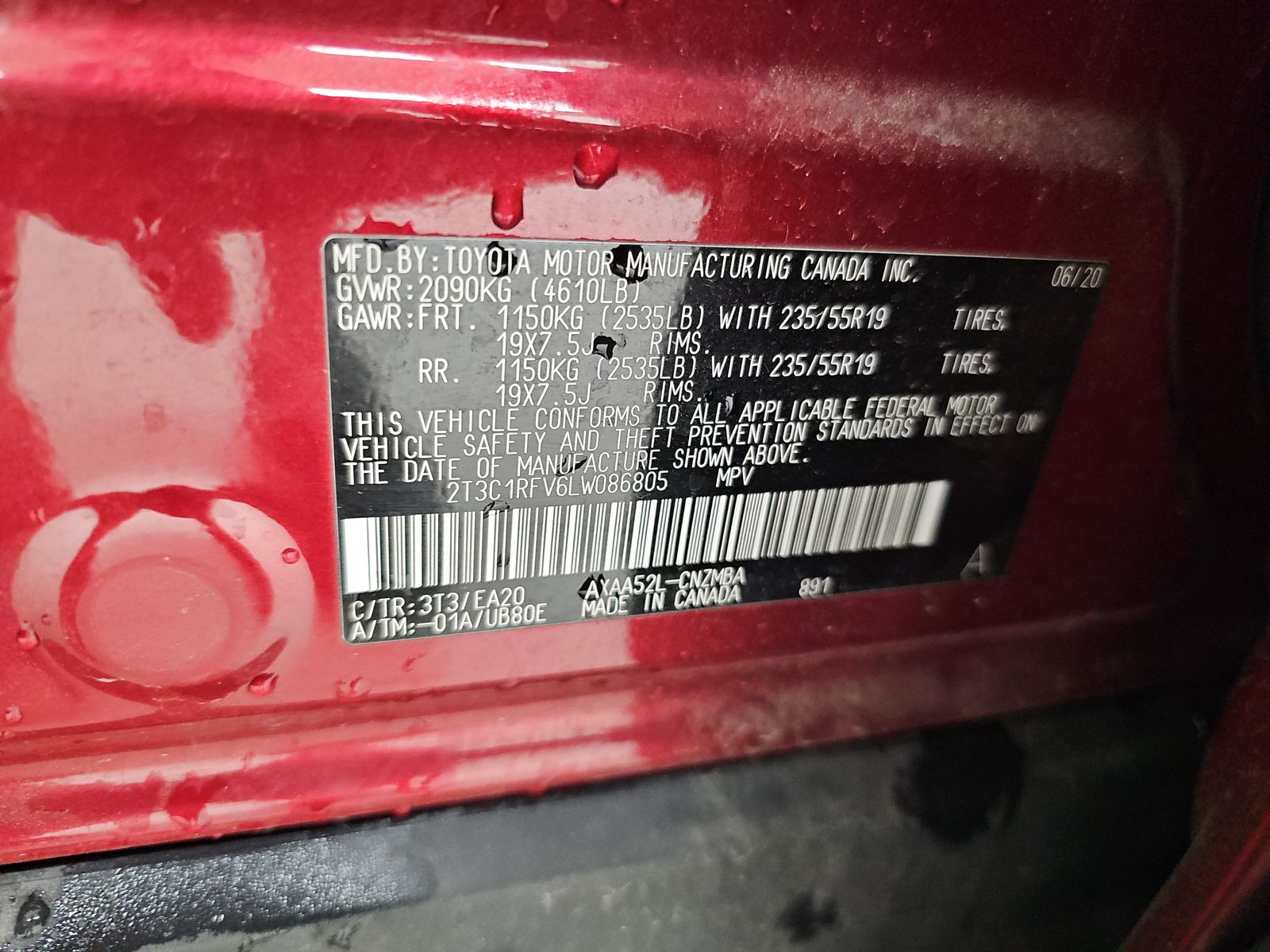 2020 Toyota RAV4 XLE Premium FWD