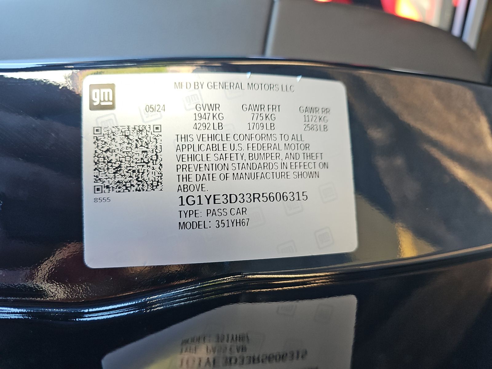 2024 Chevrolet Corvette Z06 RWD