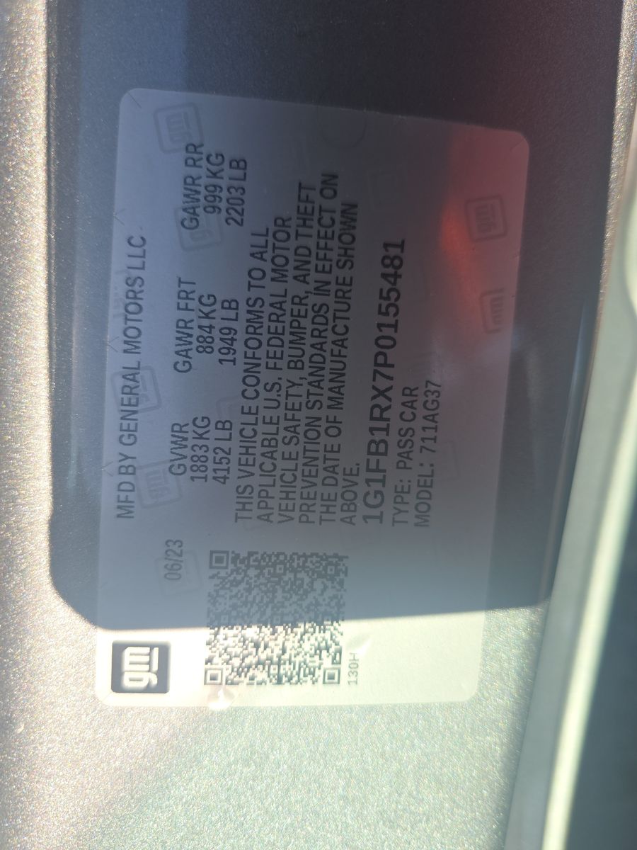 2023 Chevrolet Camaro 1LT RWD