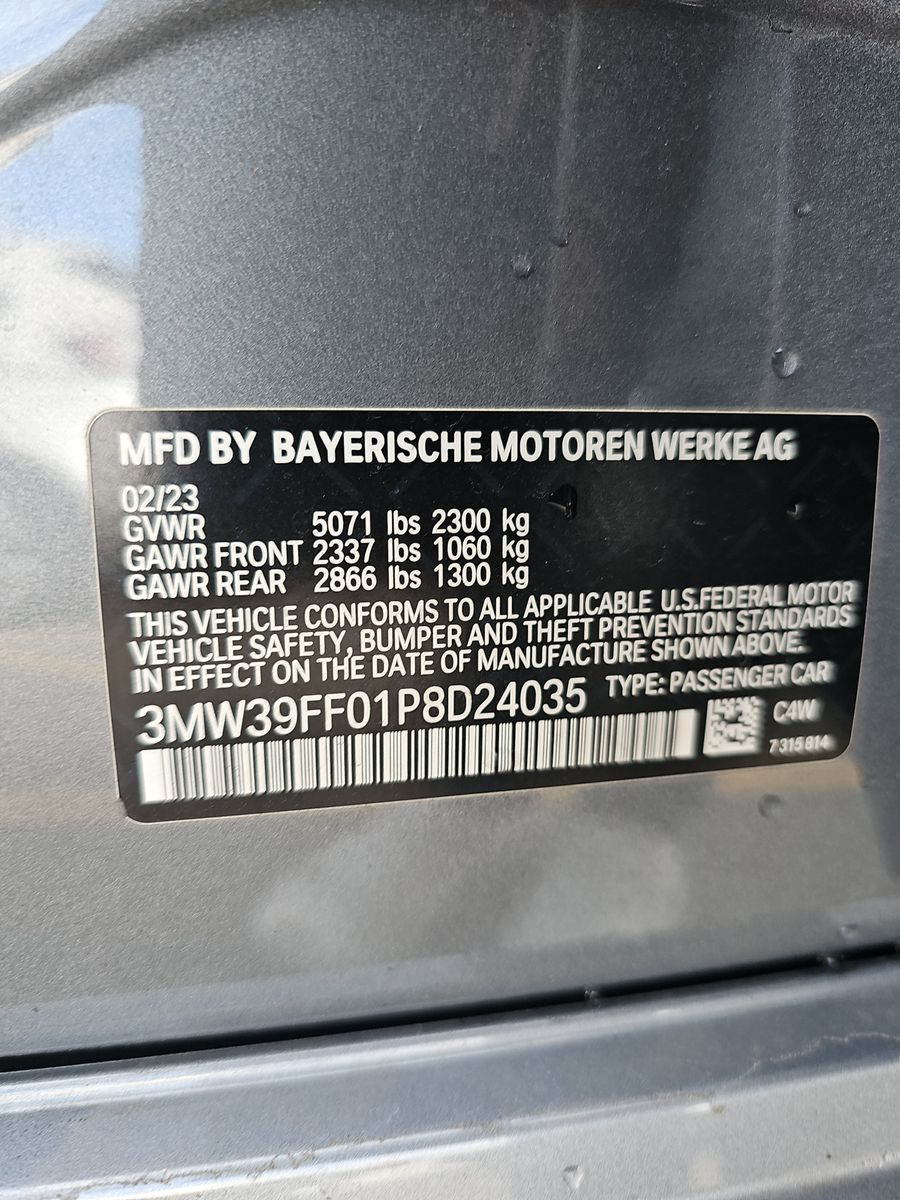 2023 BMW 3 Series 330e RWD