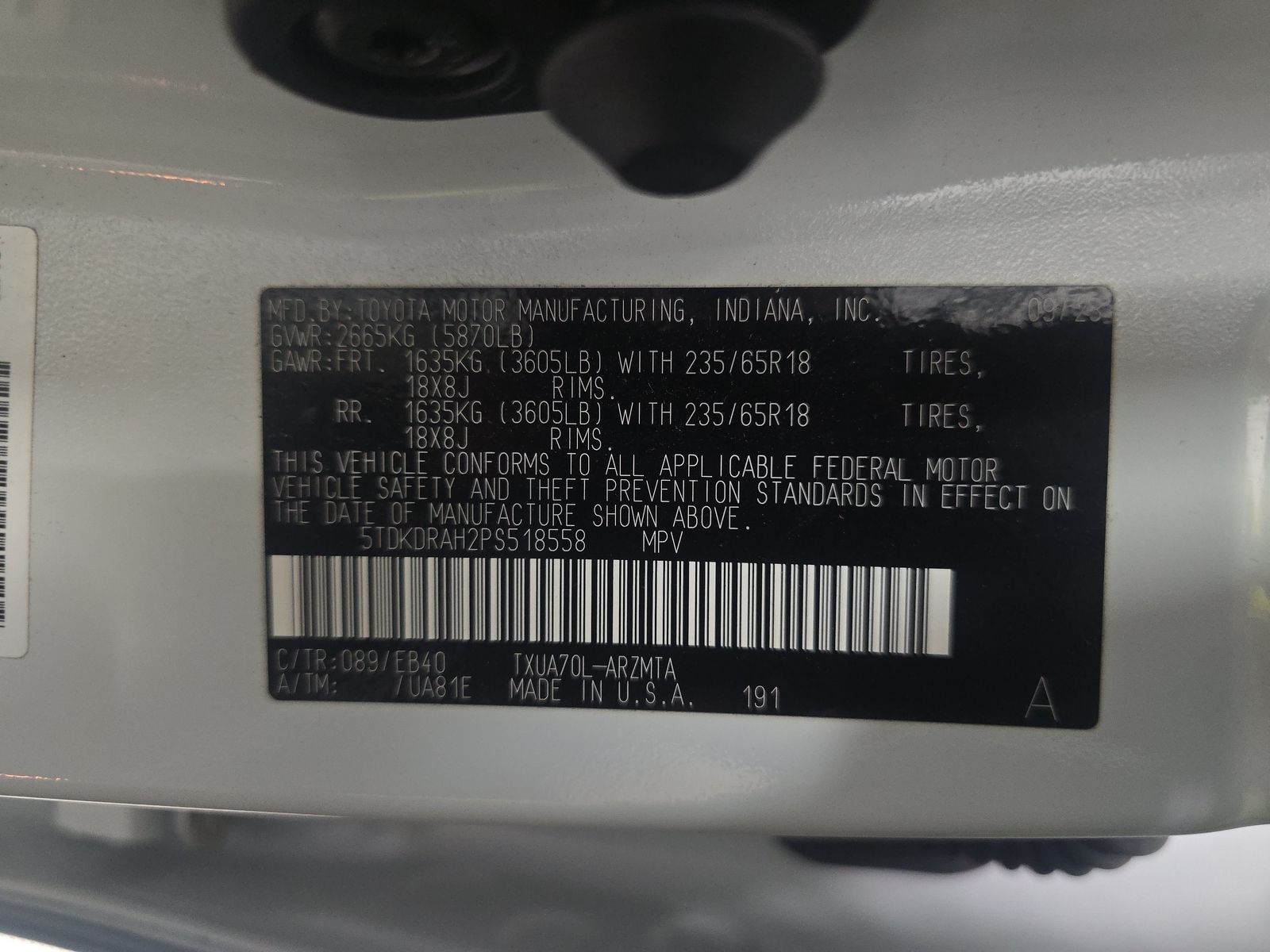 2023 Toyota Highlander XLE FWD