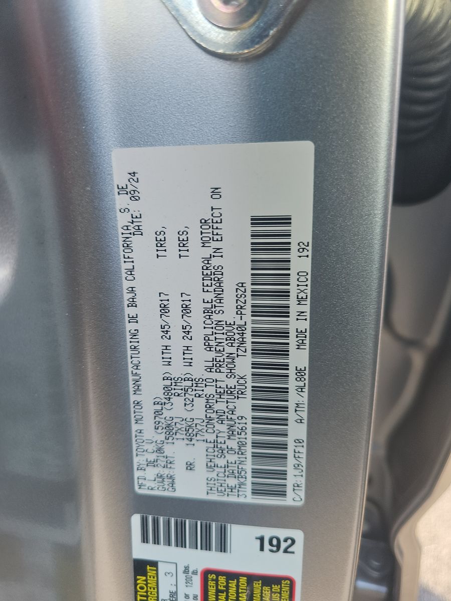 2024 Toyota Tacoma SR5 RWD