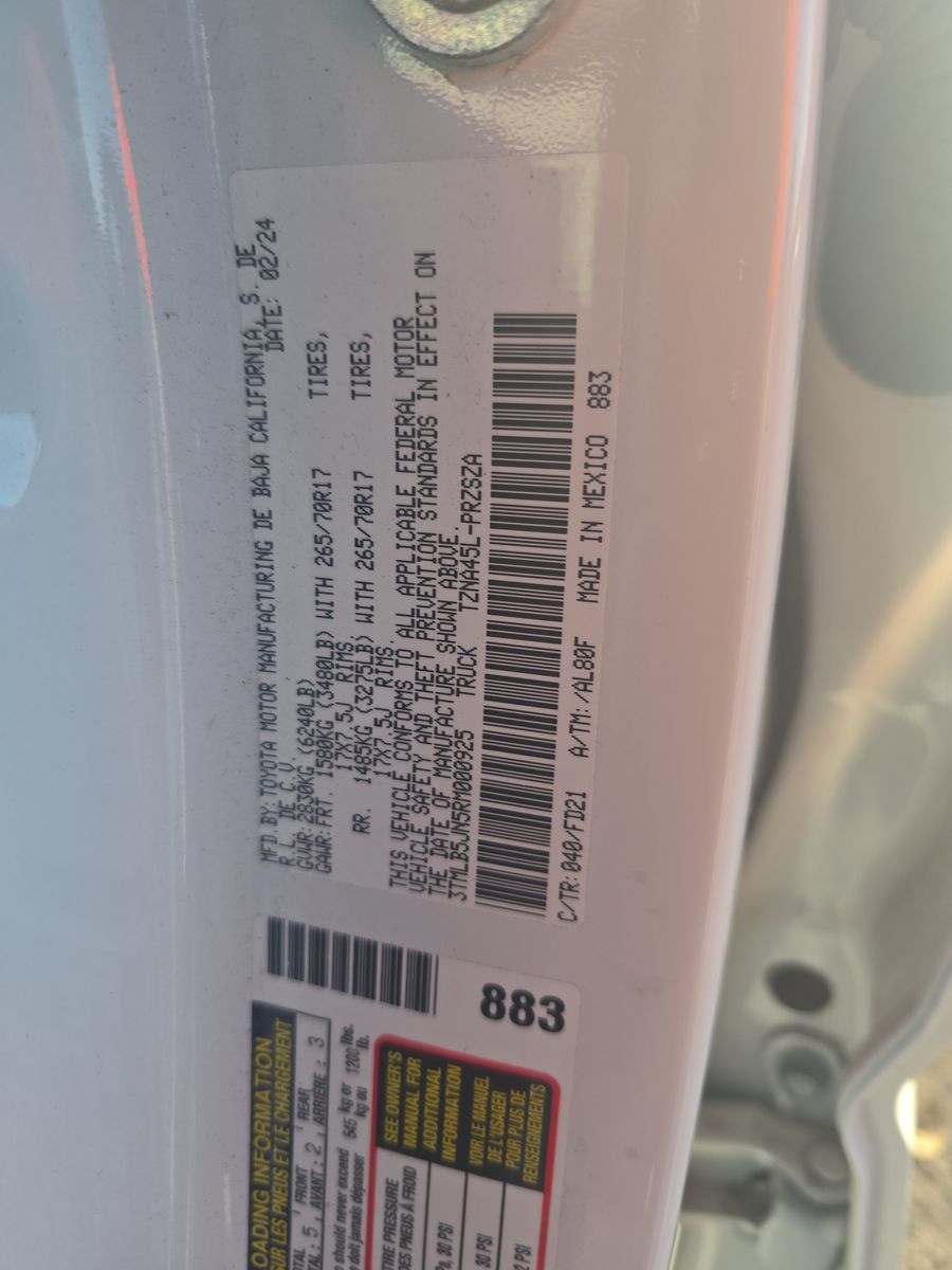 2024 Toyota Tacoma TRD Off-Road AWD