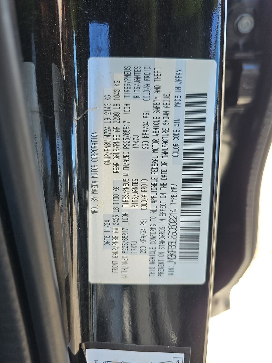 2025 MAZDA CX-5 2.5 S Select Package AWD