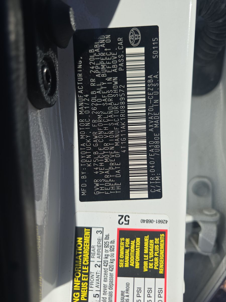 2024 Toyota Camry SE FWD