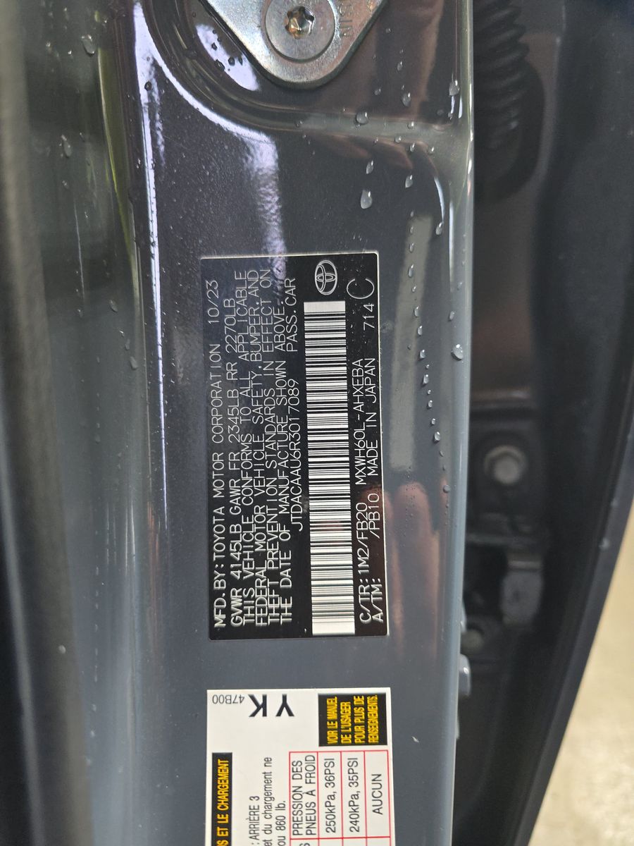 2024 Toyota Prius LE FWD