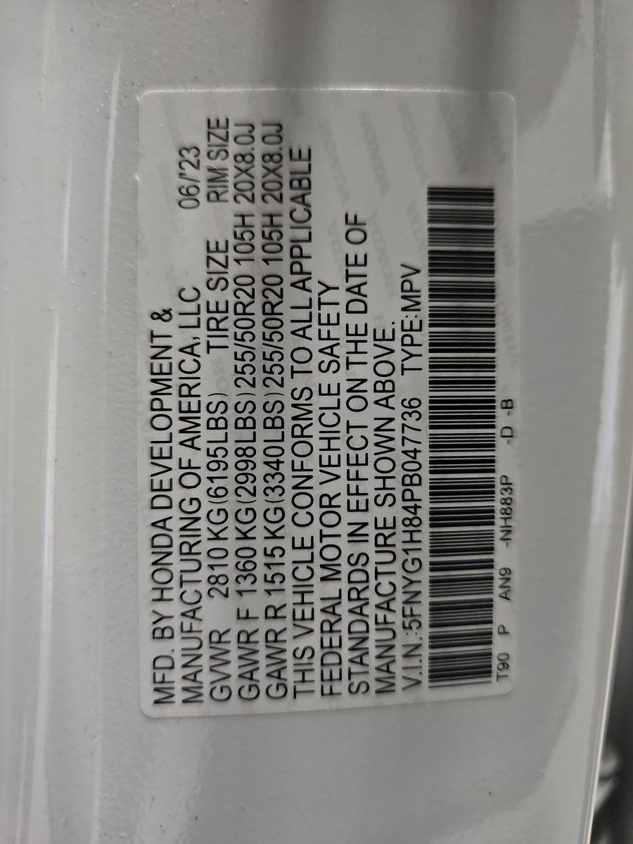 2023 Honda Pilot Elite AWD