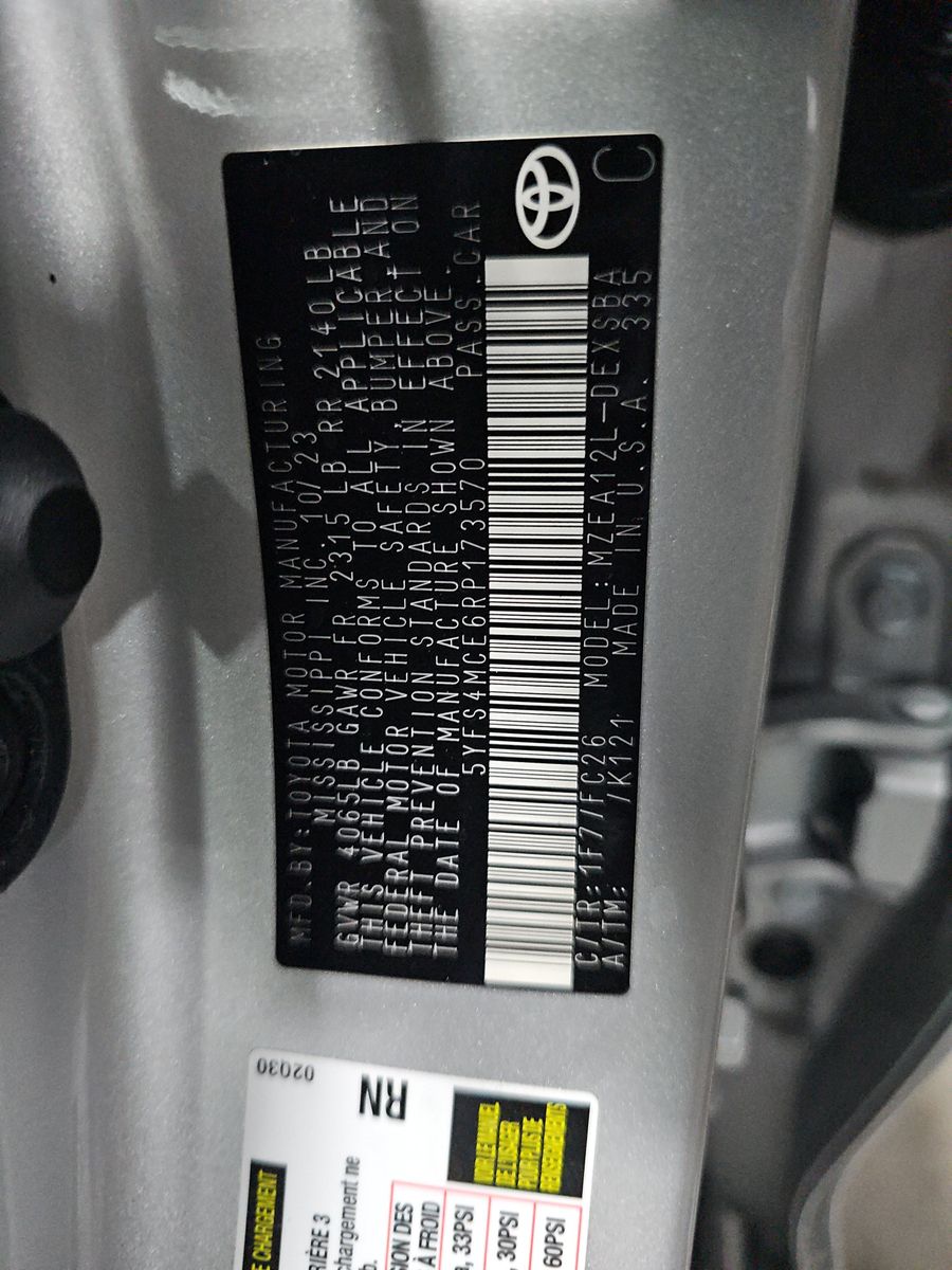 2024 Toyota Corolla SE FWD