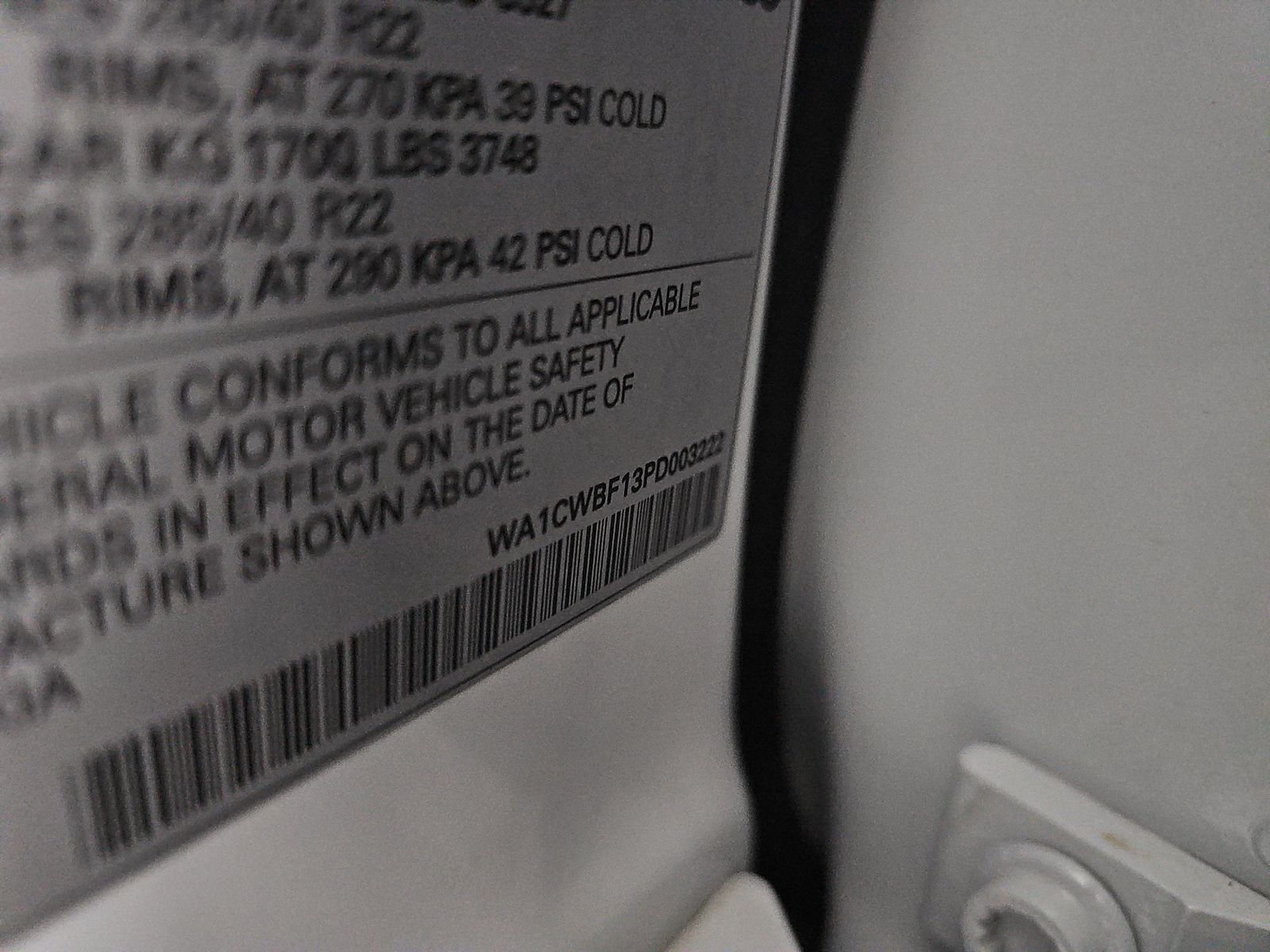 2023 Audi SQ8 Prestige AWD