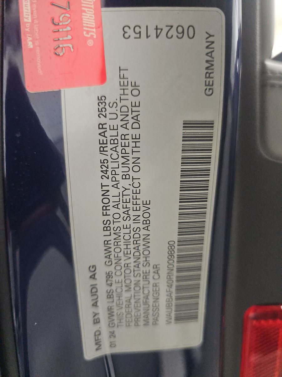 2024 Audi A4 Premium Plus AWD