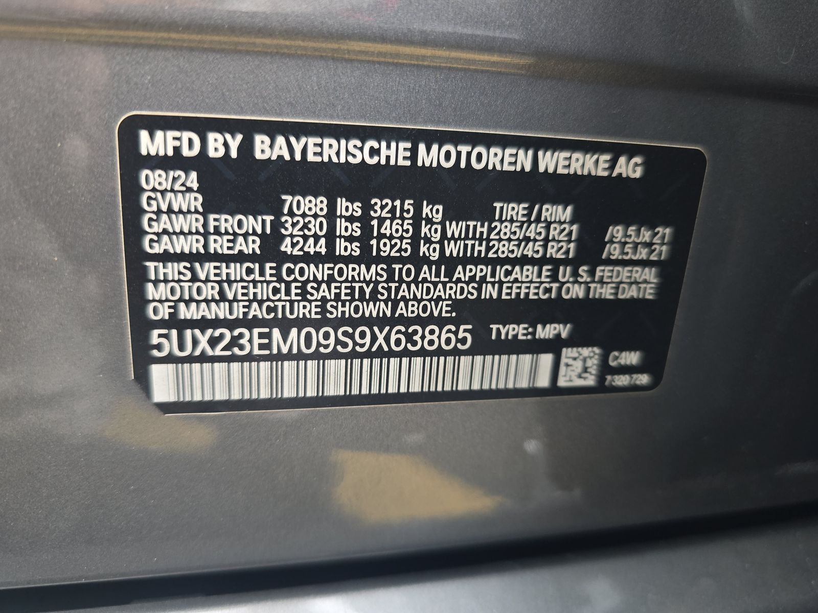 2025 BMW X7 xDrive40i AWD