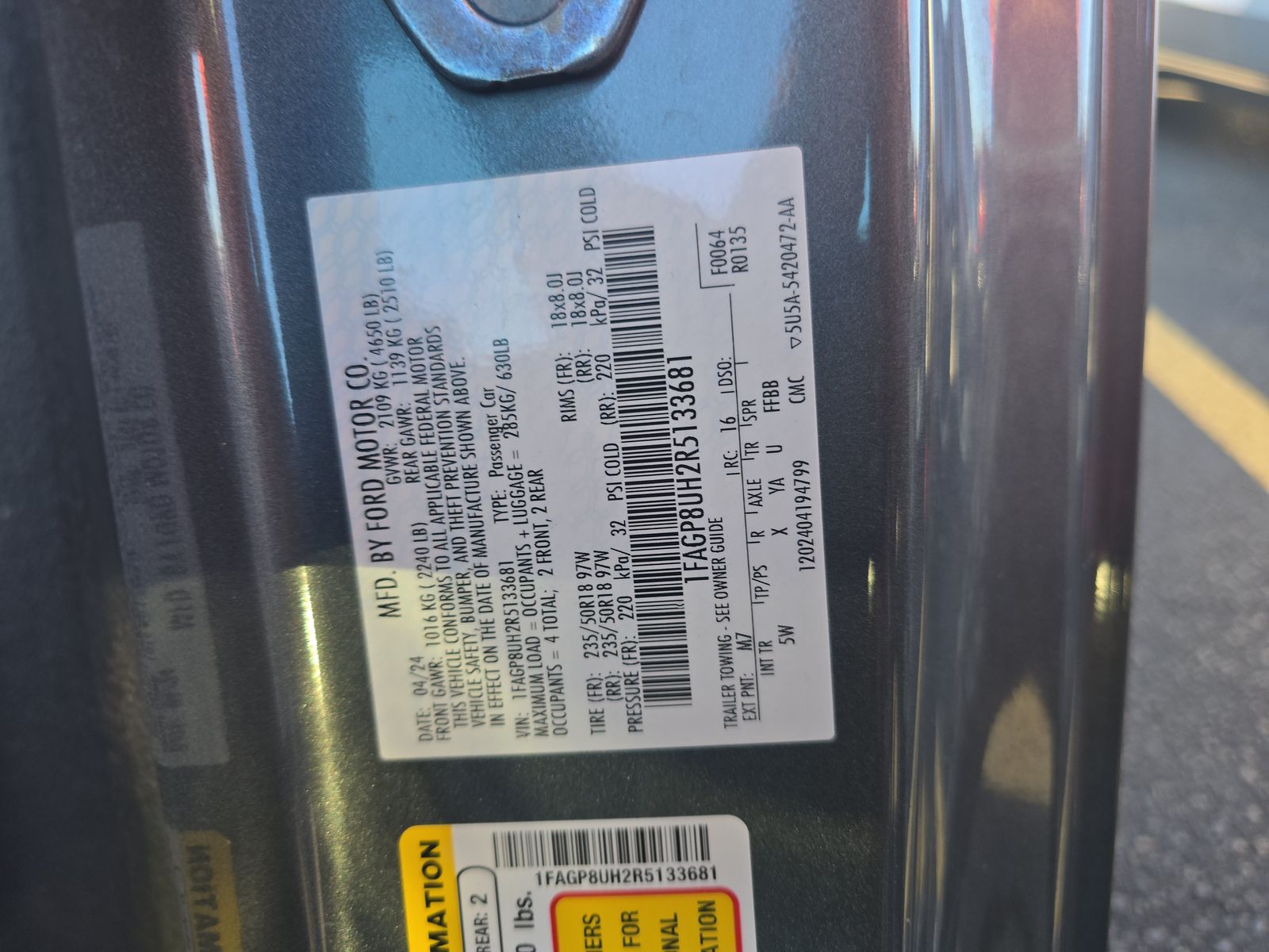 2024 Ford Mustang EcoBoost Premium RWD