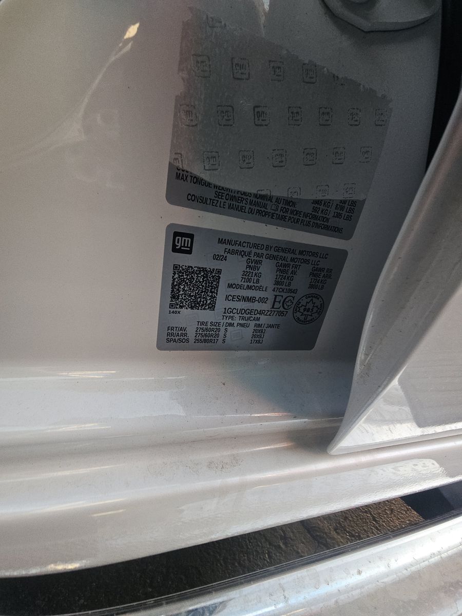 2024 Chevrolet Silverado 1500 LTZ AWD